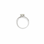 Anello contrarié in oro bianco e diamanti (1935)