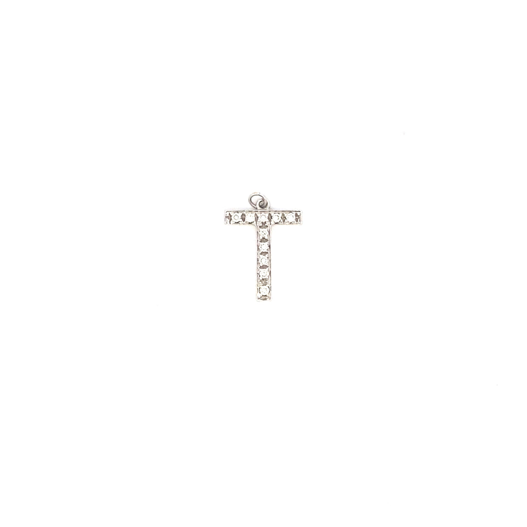 Ciondolo in oro bianco e diamanti (M2612)