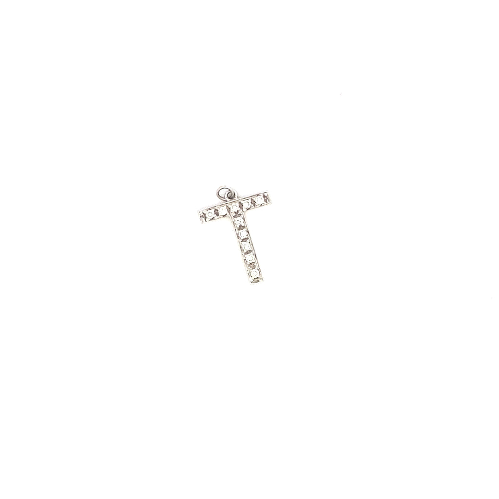 Ciondolo in oro bianco e diamanti (M2612)