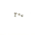 Orecchini punti luce in oro bianco e diamanti (M003)