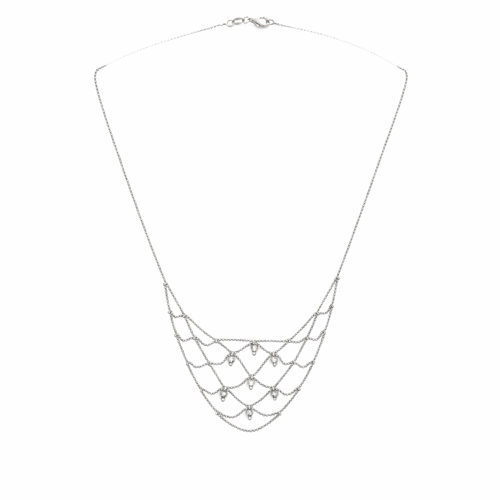 Collana in oro bianco (1430)