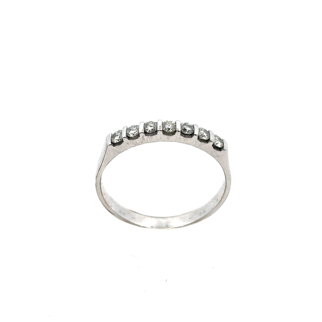 Anello veretta oro bianco (1384)