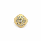 Anello mignolo in oro giallo e diamanti (1952)