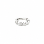 Anello cuori in oro bianco e diamanti (2211)