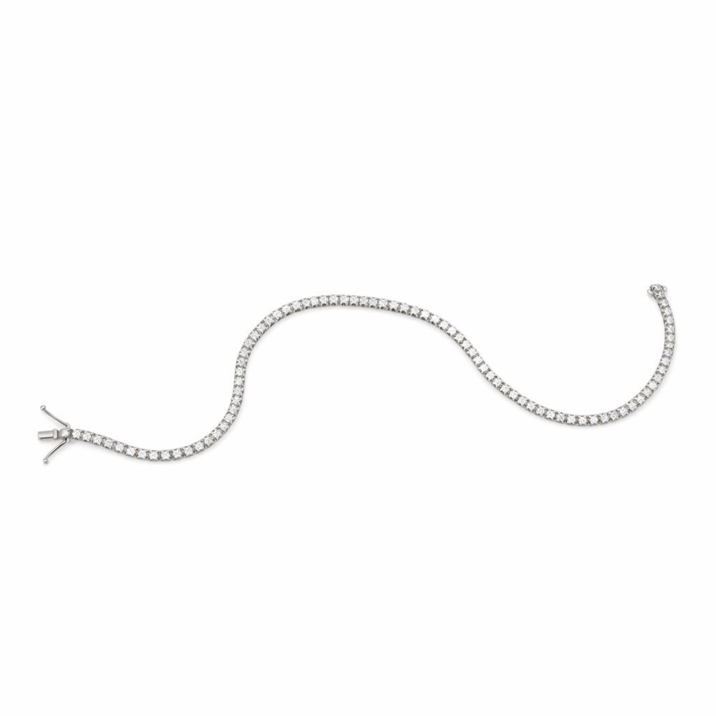 Bracciale tennis in oro bianco e diamanti (1939)