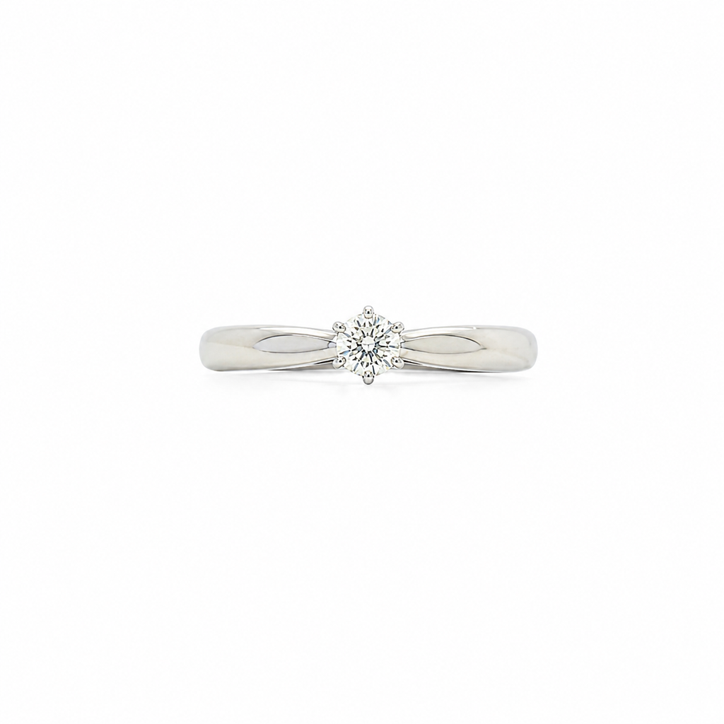 Anello solitario Chimento in oro bianco (2150)