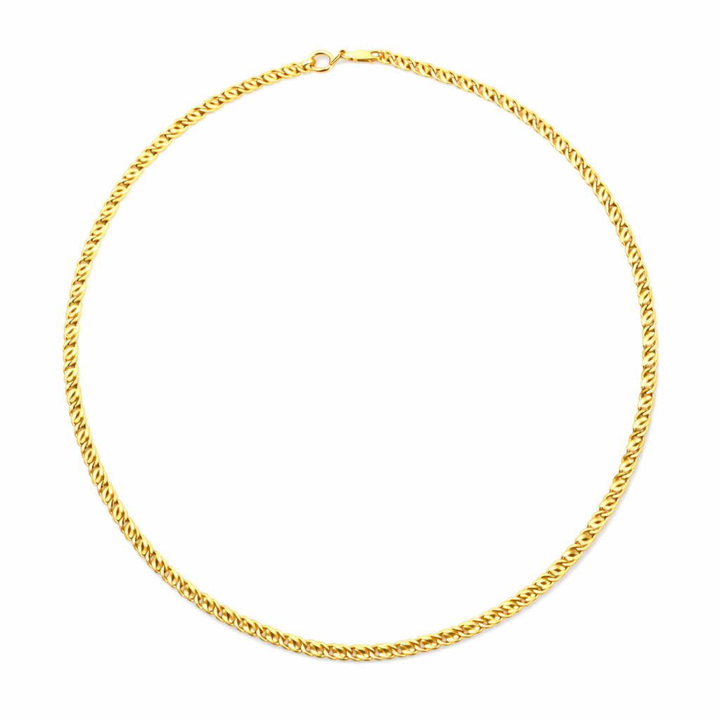 Collana in Oro Giallo Maglia Figaro  (1364)