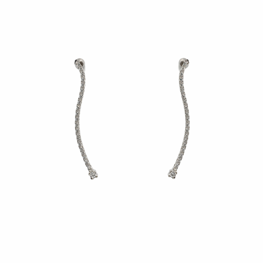 Orecchini oro bianco e diamanti (1923)