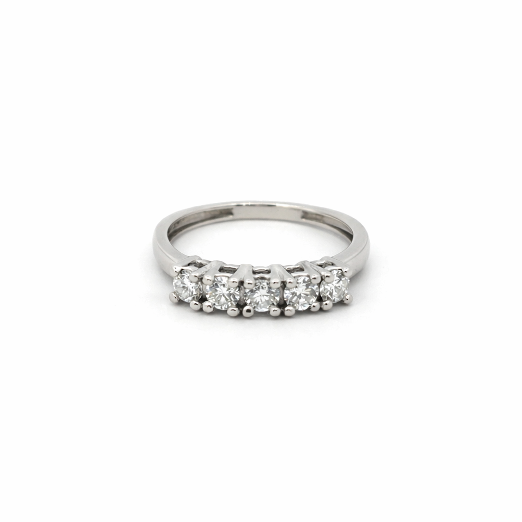 Anello veretta cinque diamanti (1906)