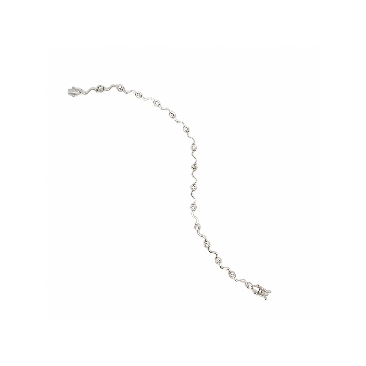 Bracciale in oro bianco e diamanti (2189)