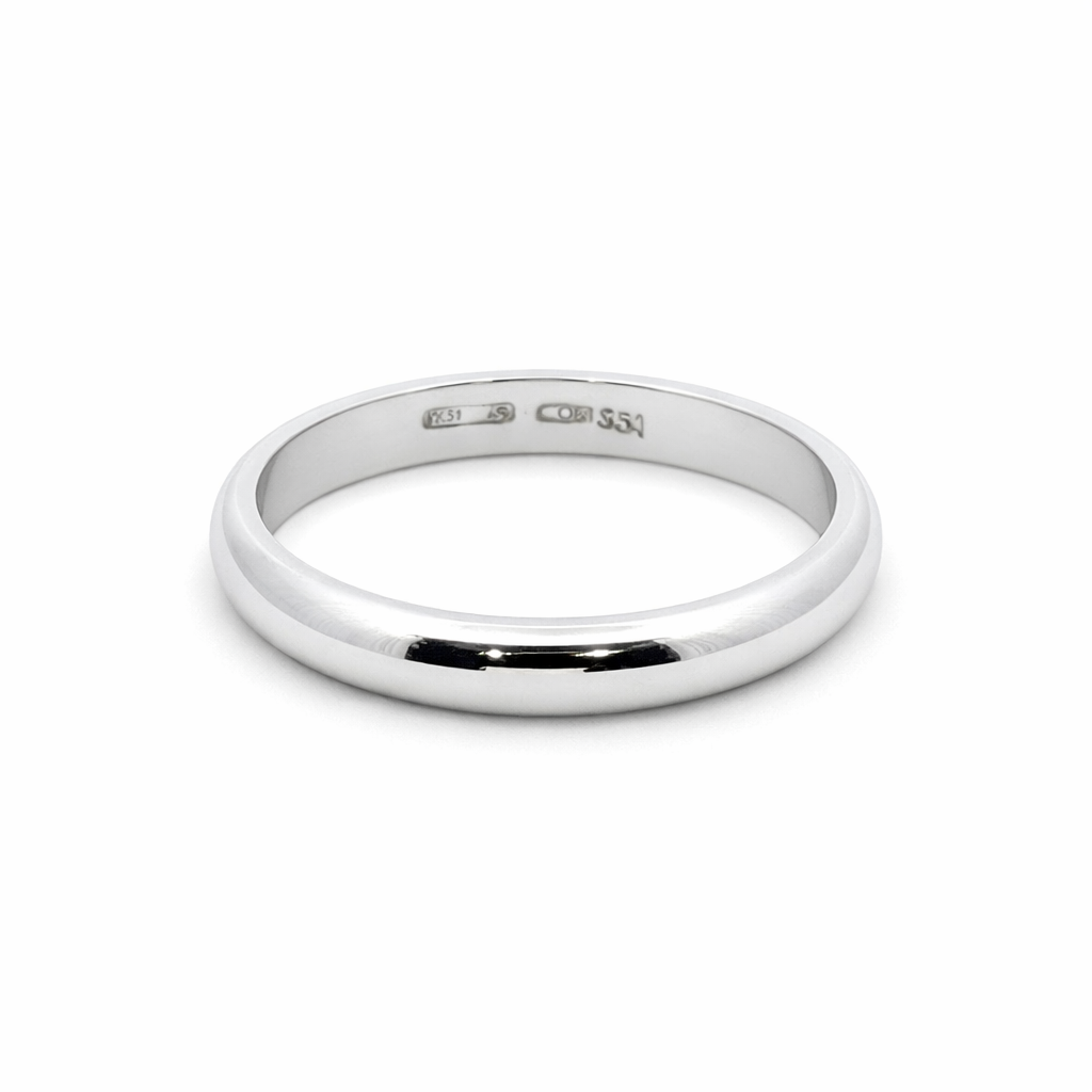 Anello fede in oro bianco (1589)