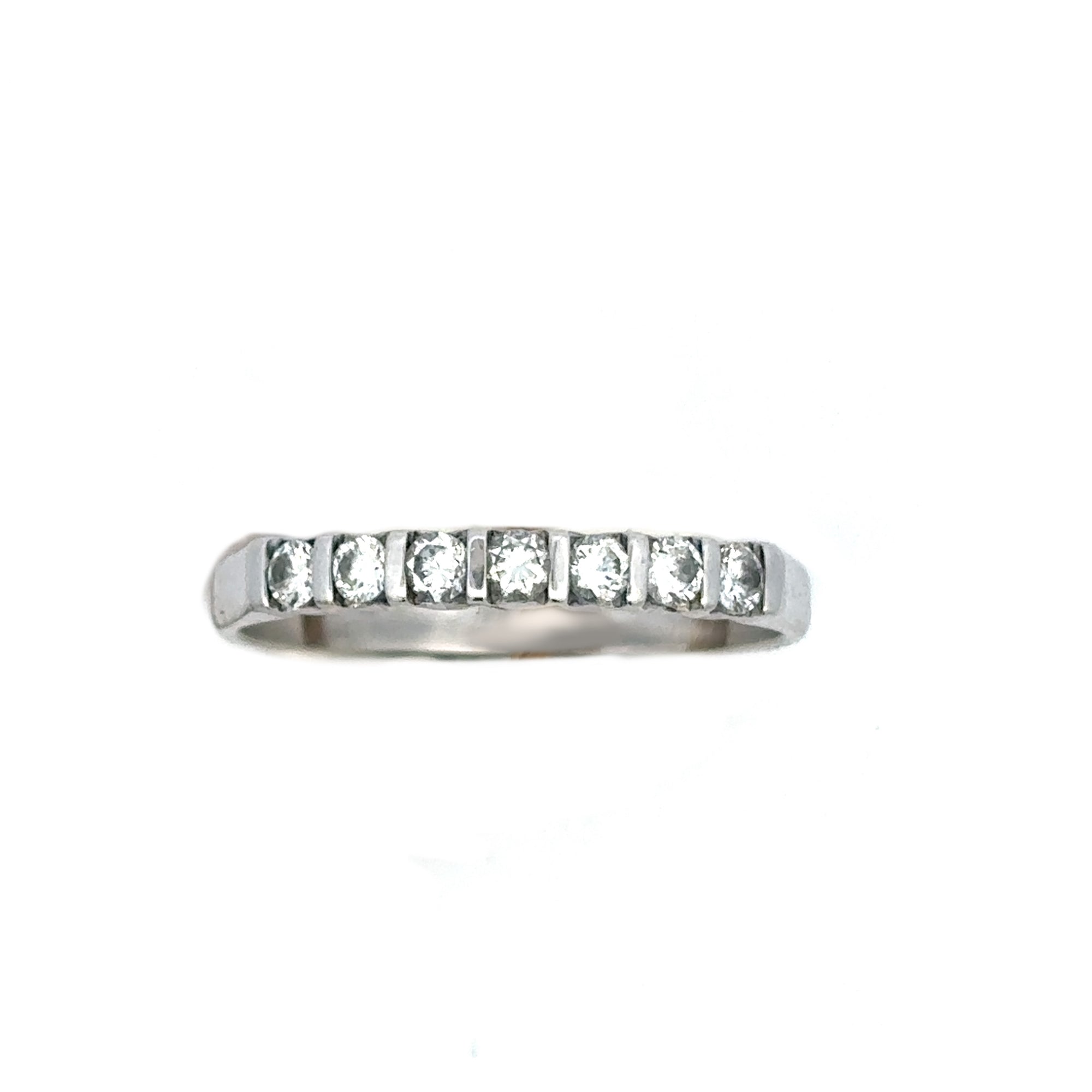 Anello veretta oro bianco (1384)