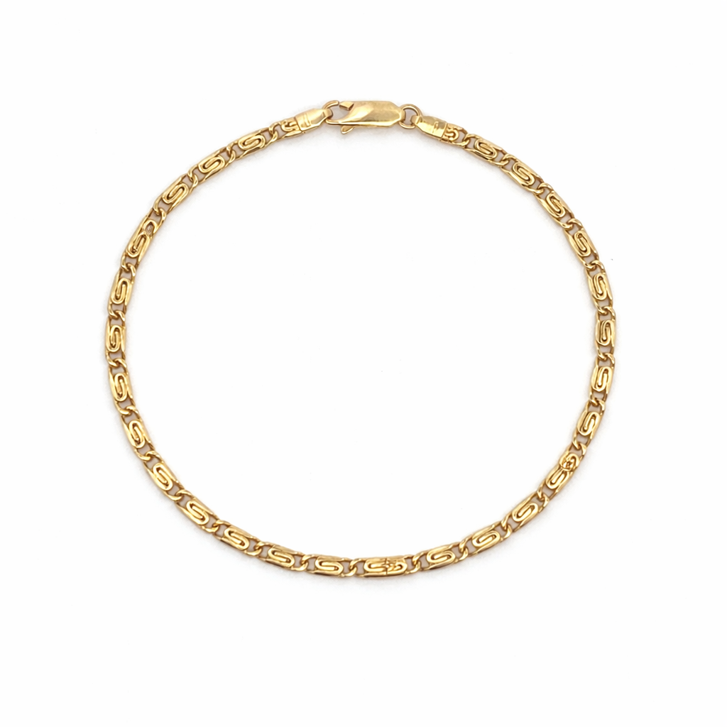 Bracciale in oro giallo a catena Morbida (1567)