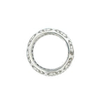 Anello Chimento a fascia in oro bianco e diamanti (1361)