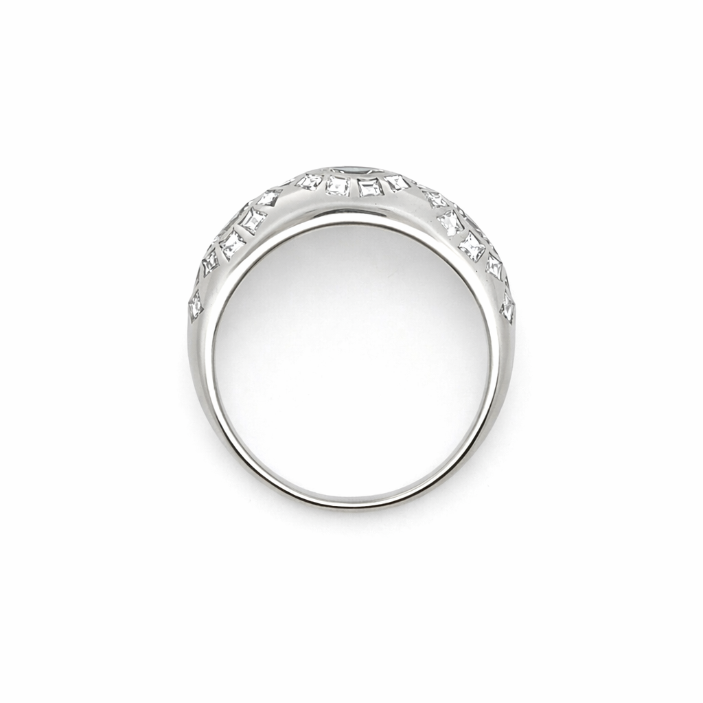 Anello in oro bianco e diamanti (1937)