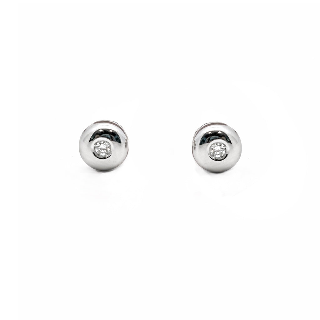 Orecchini punti luce in oro bianco e diamanti (1470)
