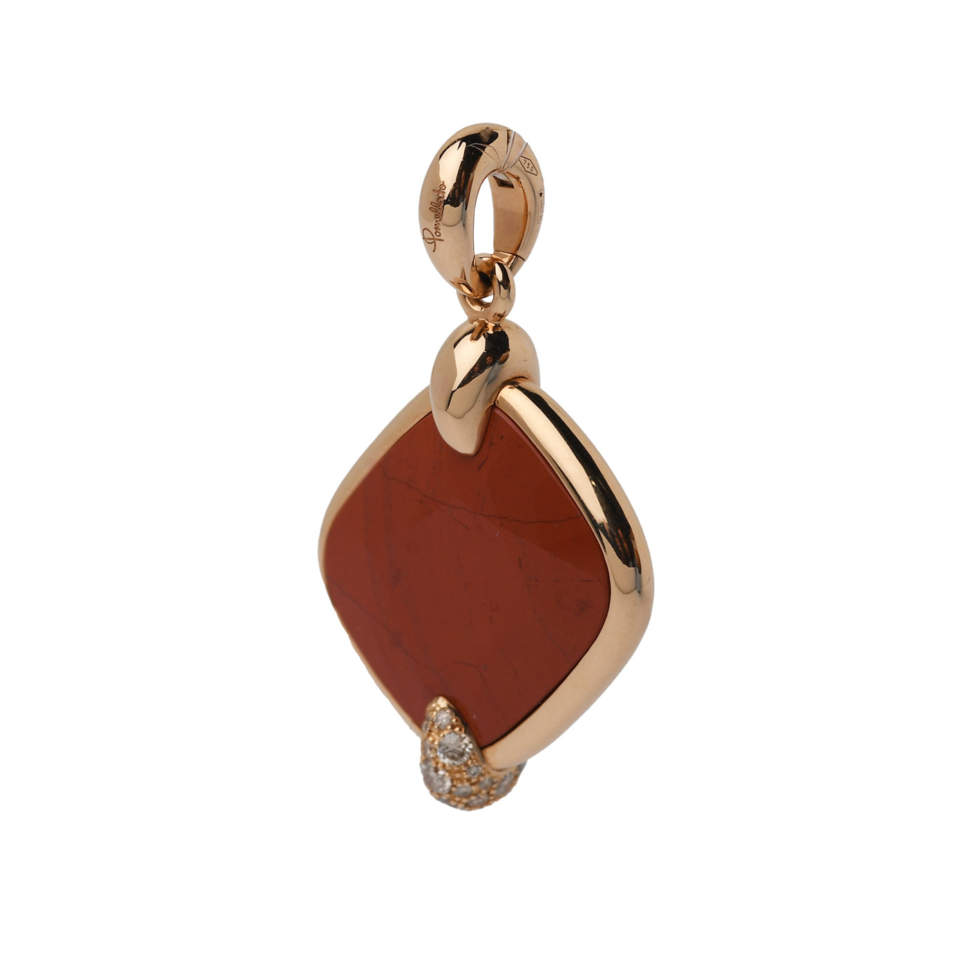 Ciondolo Pomellato Ritratto con diaspro e diamanti