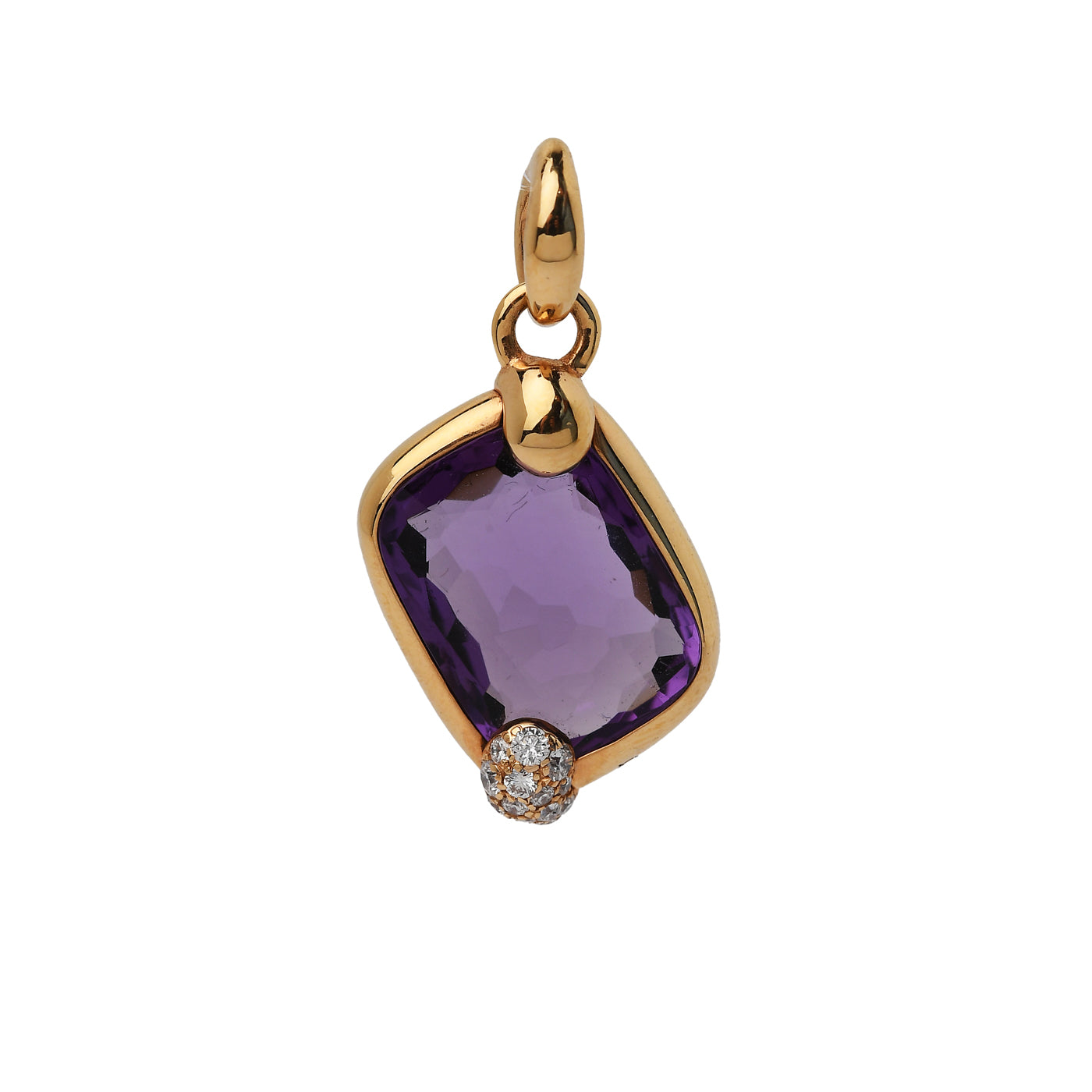 Ciondolo Pomellato Ritratto con ametista e diamanti