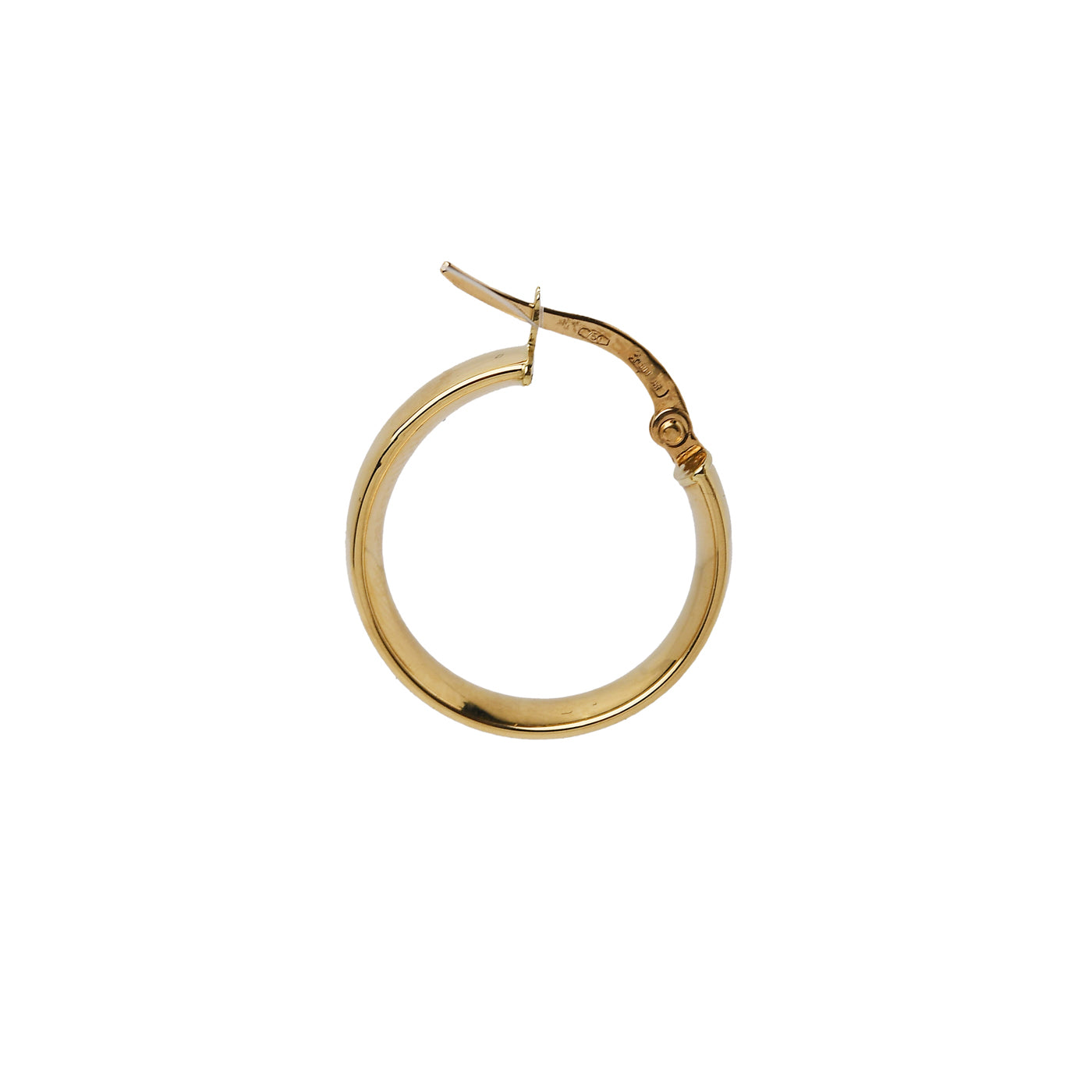 Orecchino a Cerchio Largo in Oro Giallo (1817)