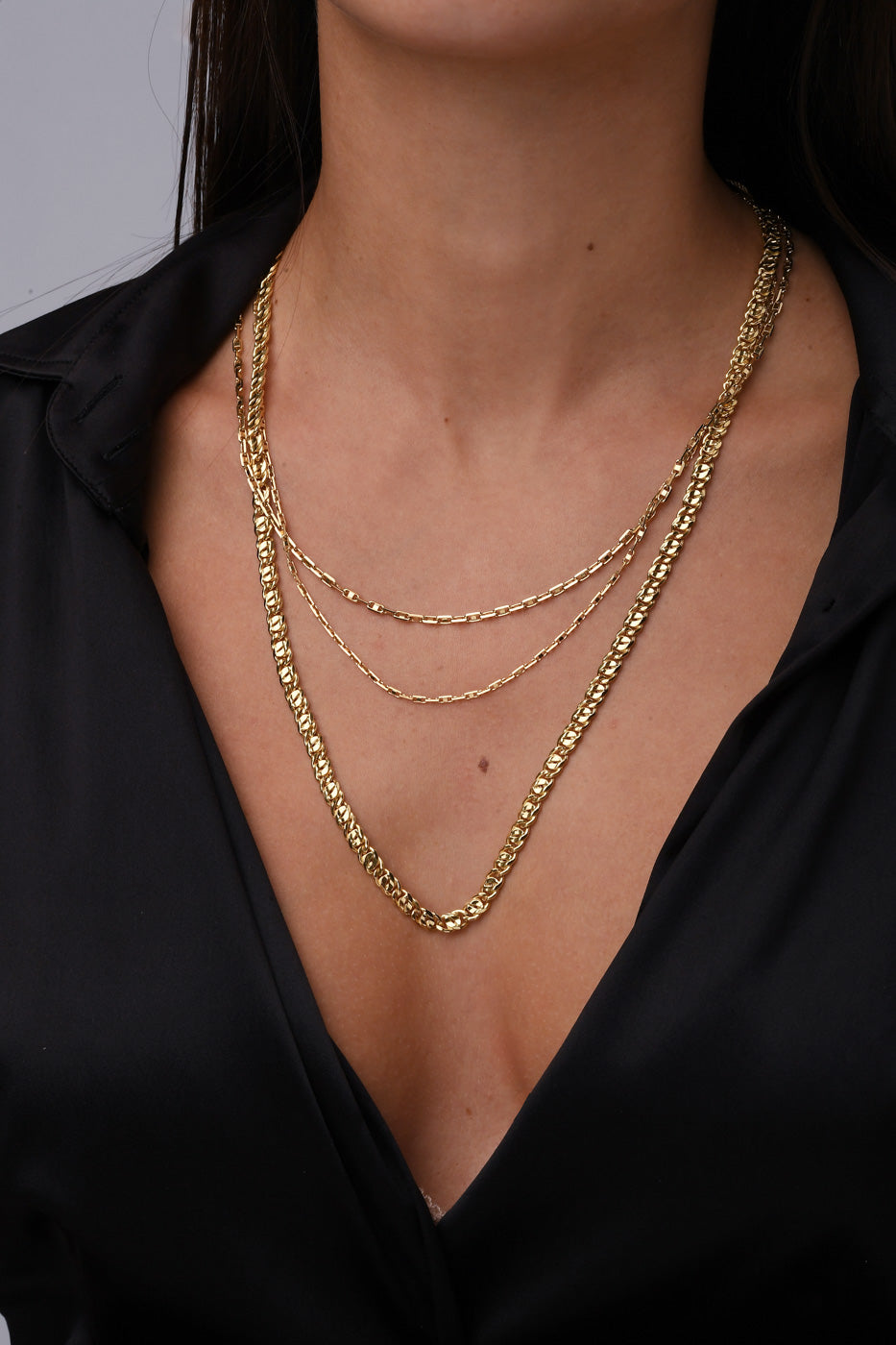 Collana in Oro Giallo Maglia Marina (1836)