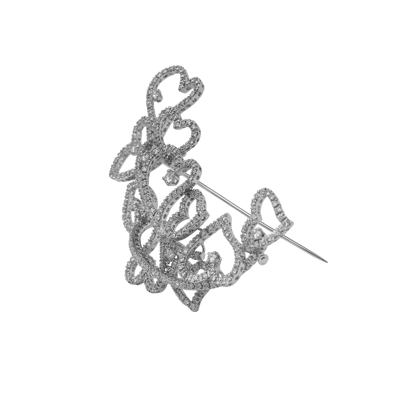 Spilla in oro e diamanti Leo Pizzo