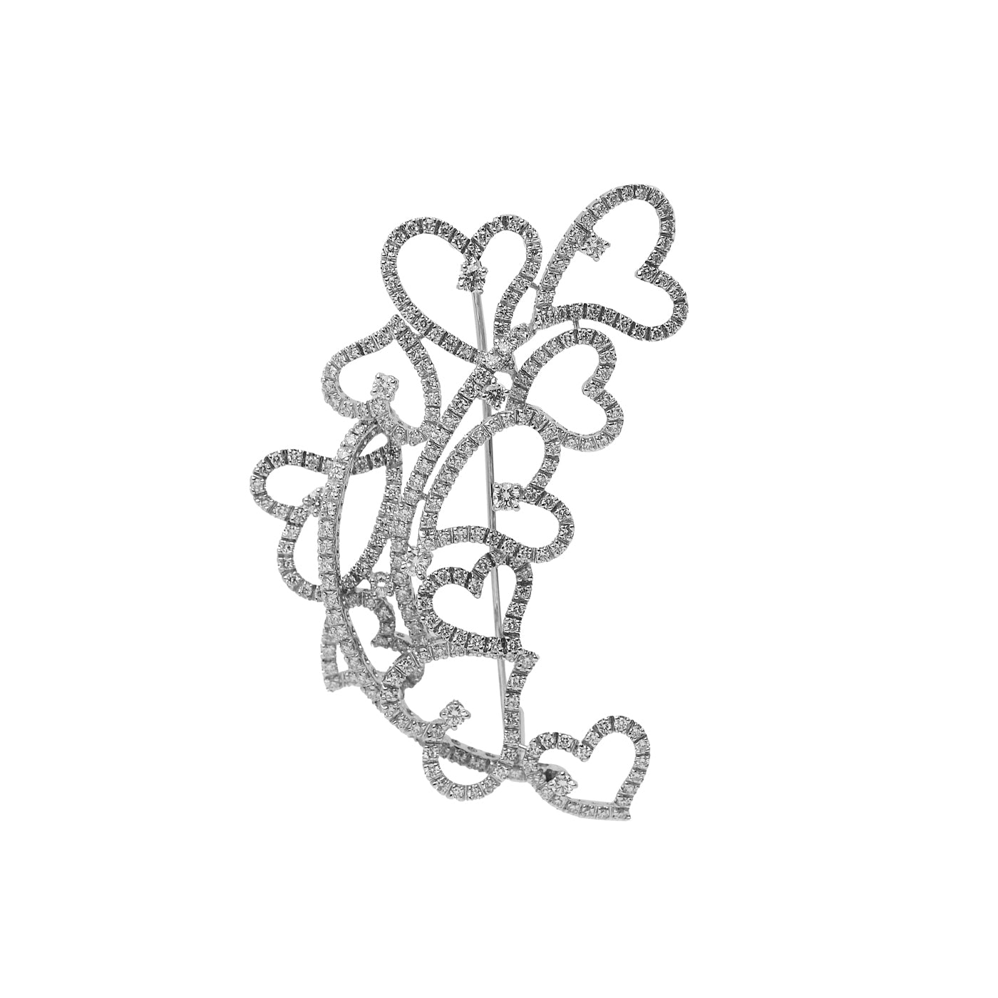 Spilla in oro e diamanti Leo Pizzo