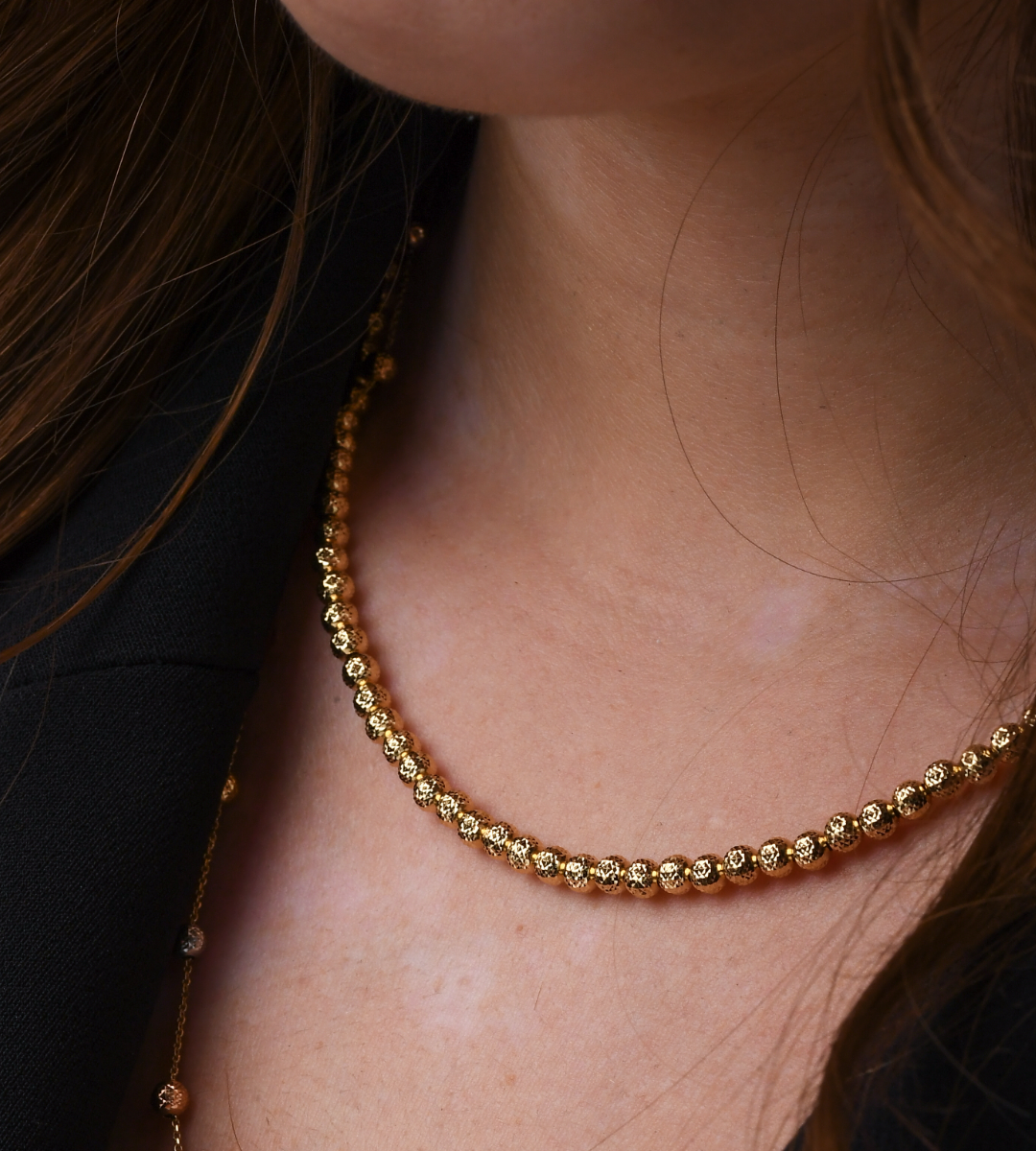 Collana in Oro Giallo Sfere (1766)