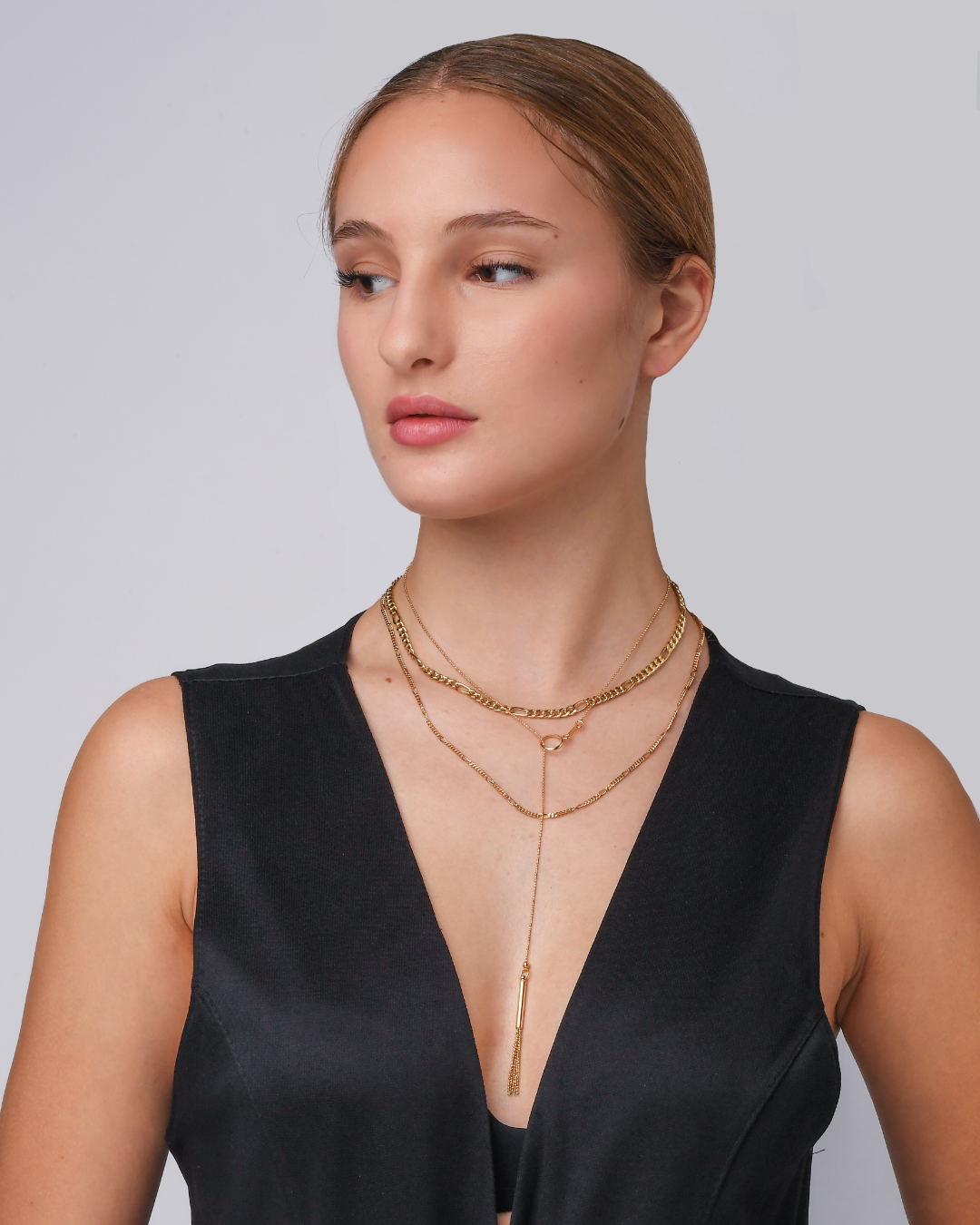 Collana saliscendi in oro giallo (1808)