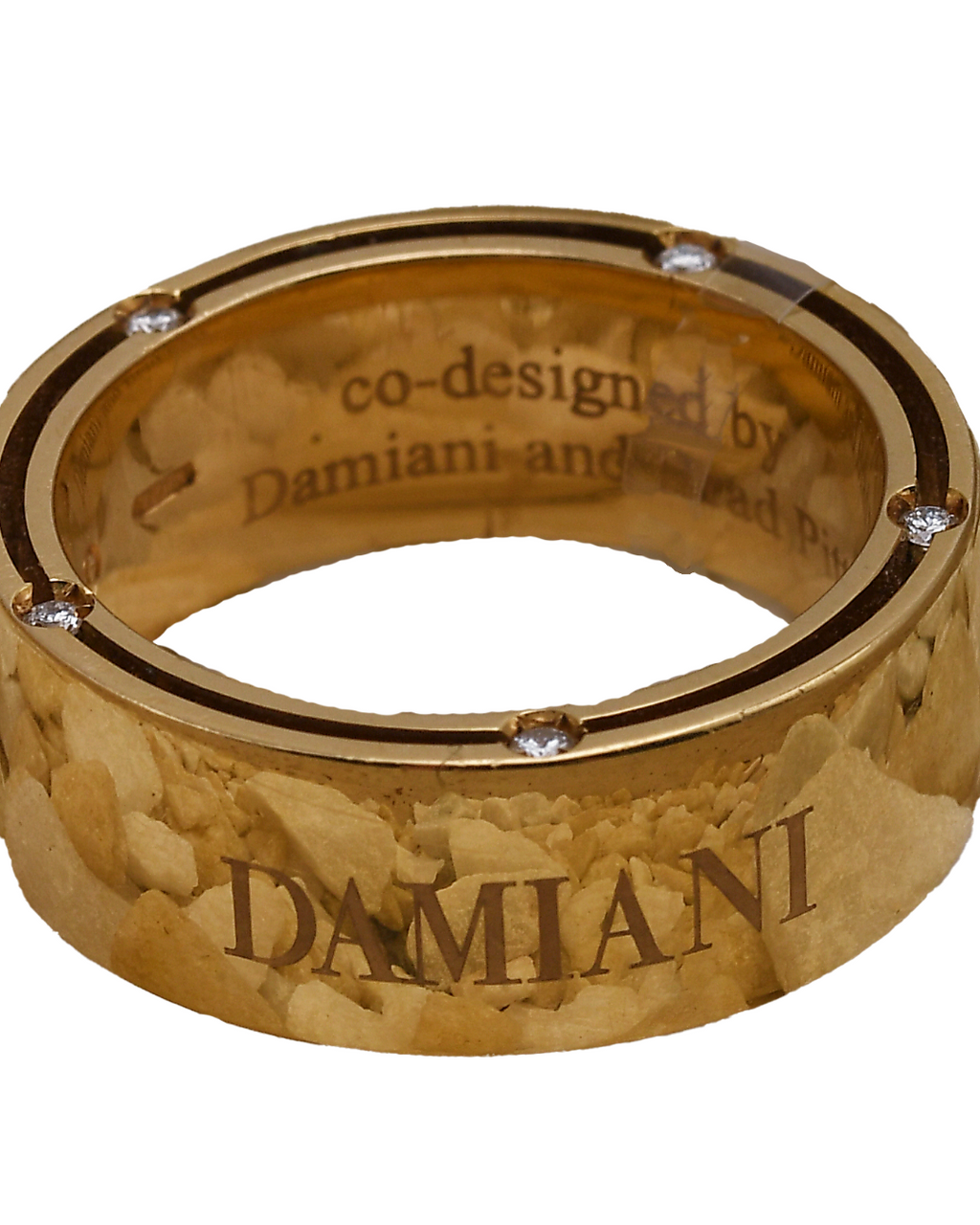 Anello Damiani D.Side in Oro Giallo con Diamanti