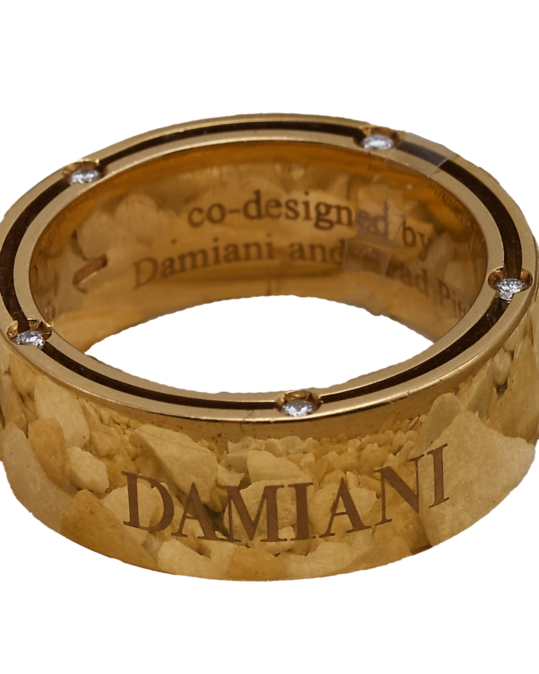 Anello Damiani D.Side in Oro Giallo con Diamanti