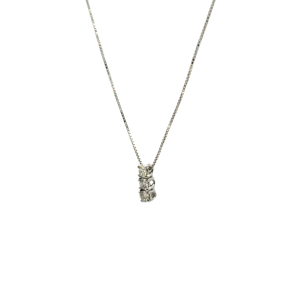 Collana trilogy in oro bianco (1744)