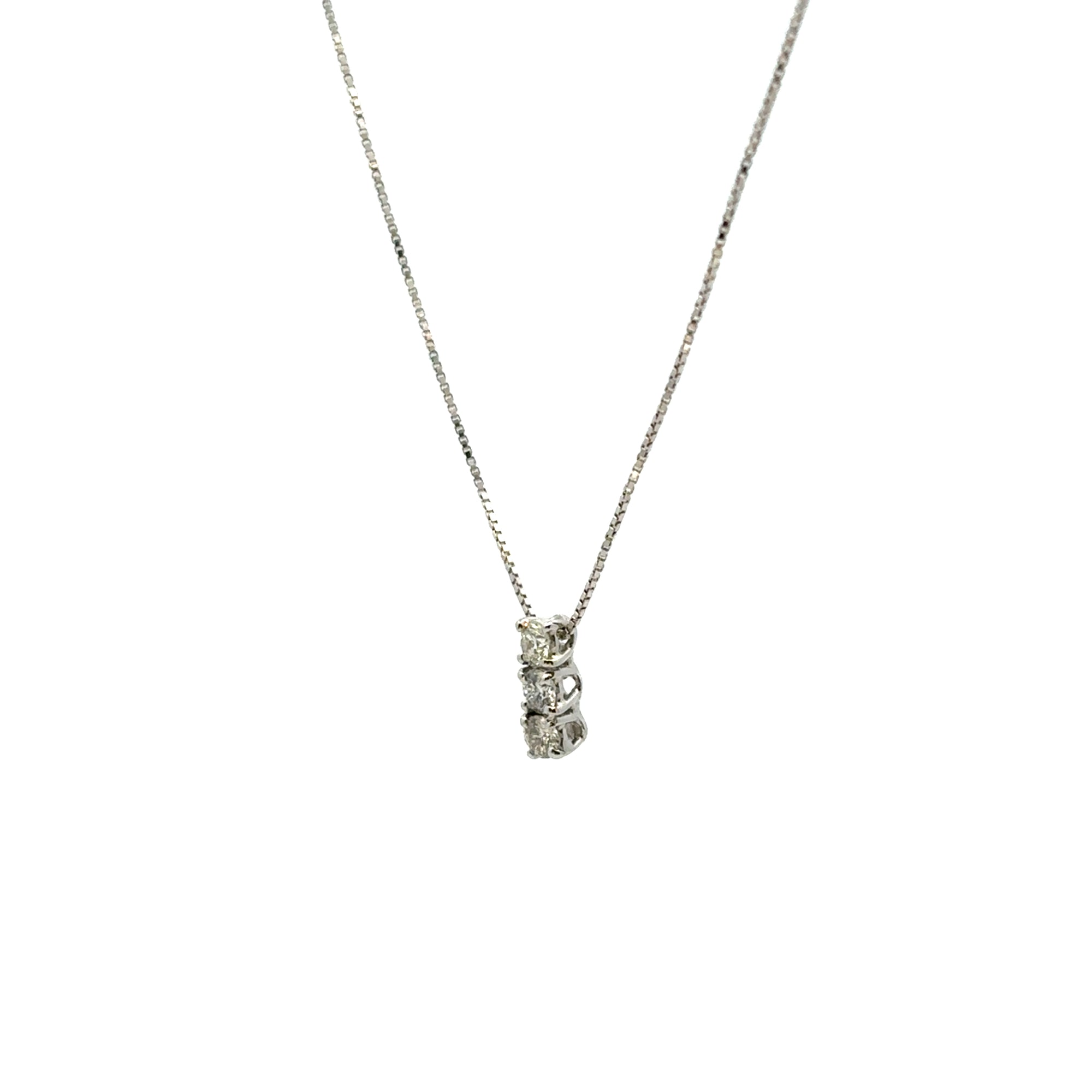 Collana trilogy in oro bianco (1744)