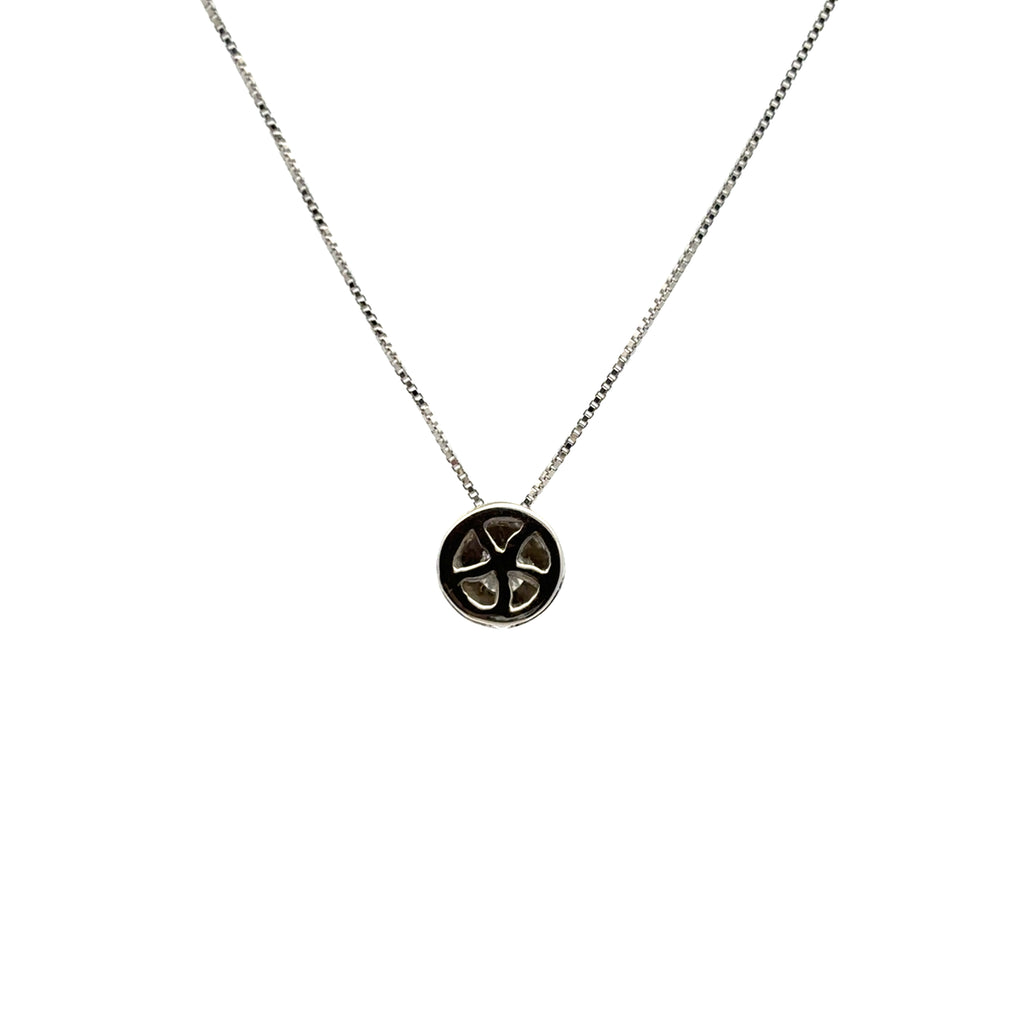 Collana punto luce in oro bianco (1928)