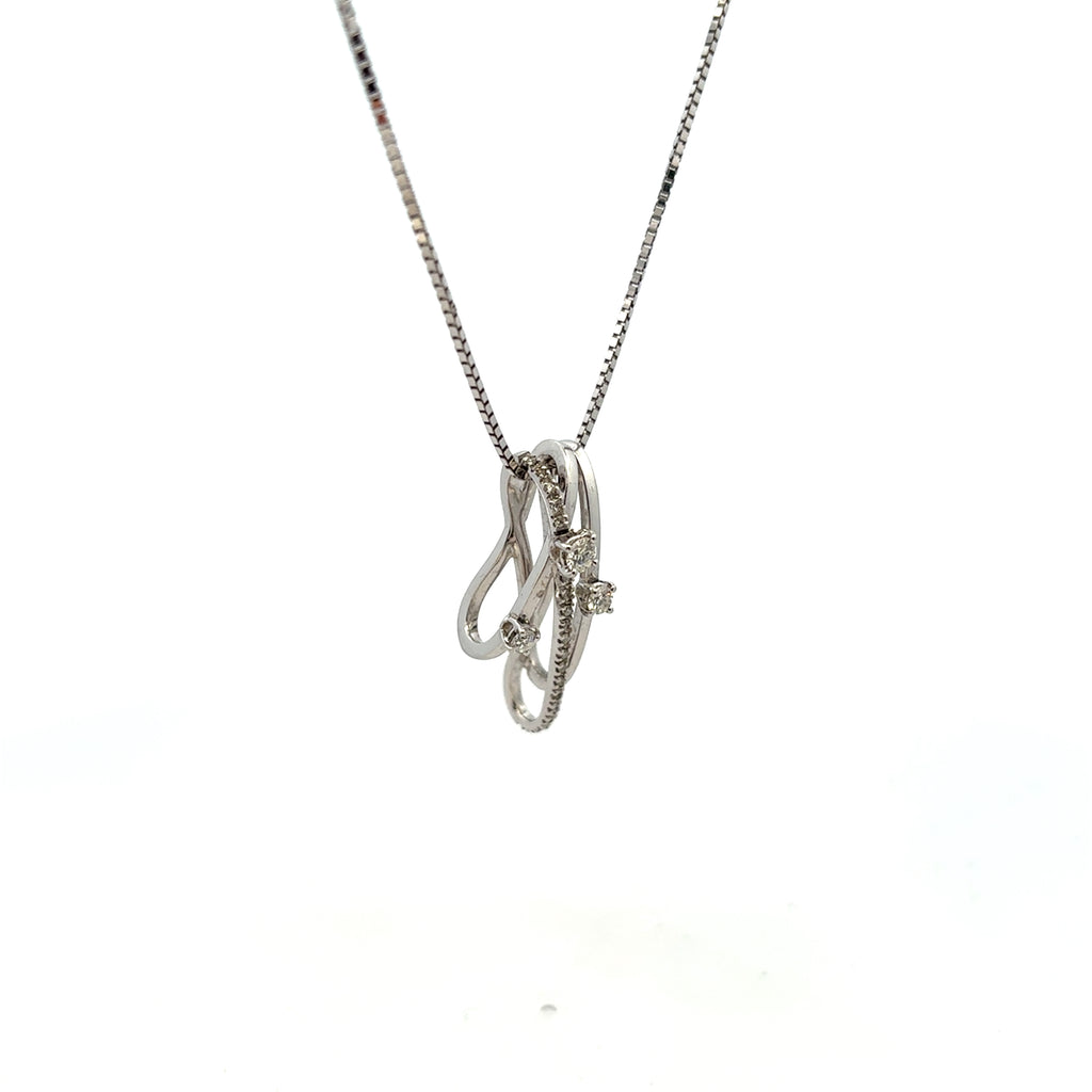 Collana in oro bianco e diamanti (1912)