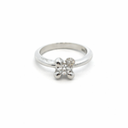 Anello Miluna in oro bianco e diamanti (1936)