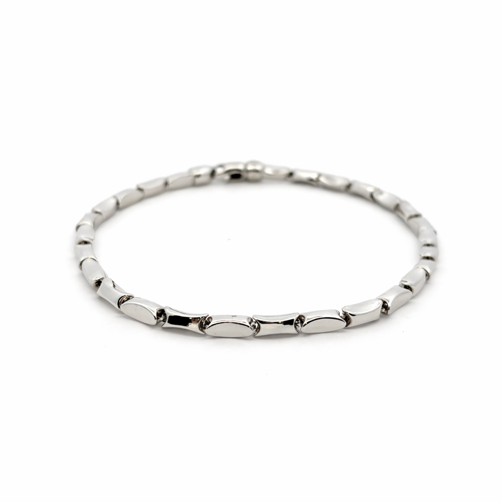 Bracciale uomo in oro bianco (1884)