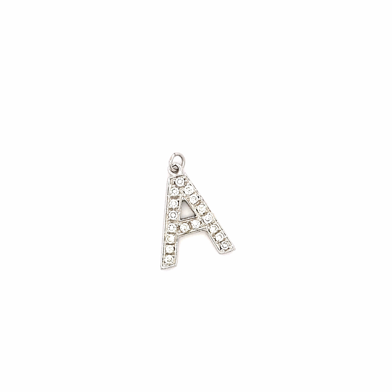 Ciondolo in oro bianco e diamanti (M2610)