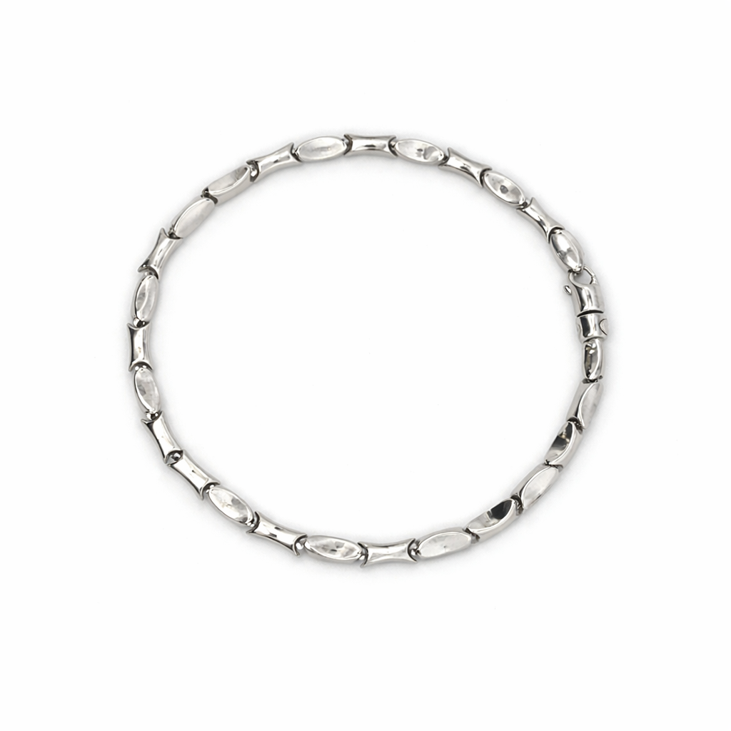 Bracciale uomo in oro bianco (1884)