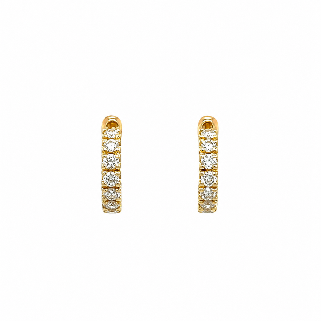Orecchini in oro bianco e diamanti (2196)
