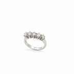 Anello vera in oro bianco (2077)