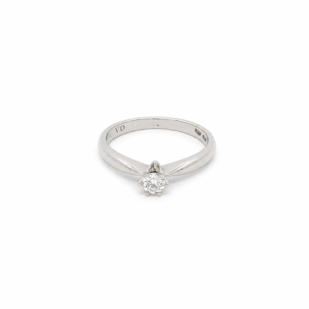 Anello solitario Chimento in oro bianco (2150)