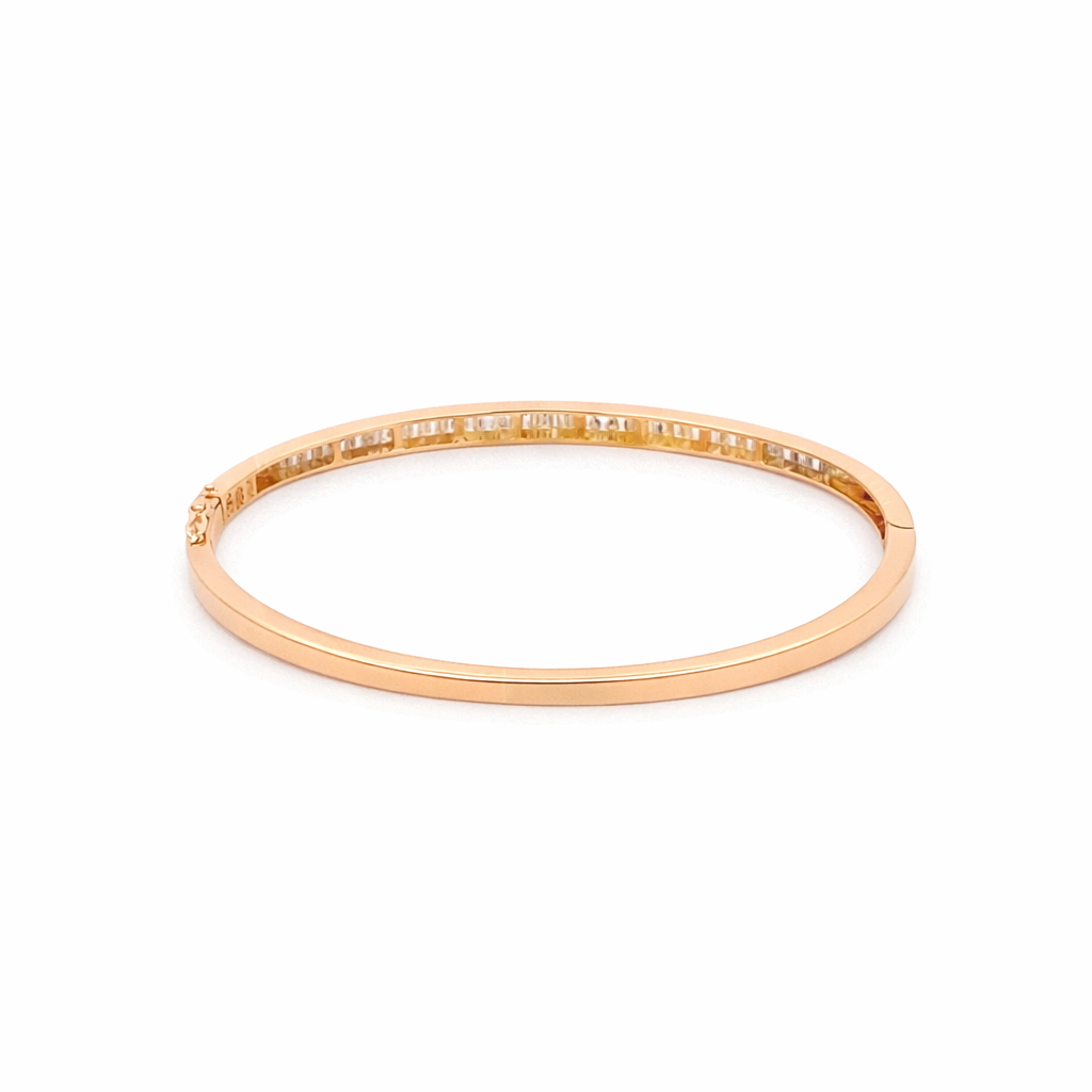 Bracciale rigido in oro giallo e diamanti (2011)