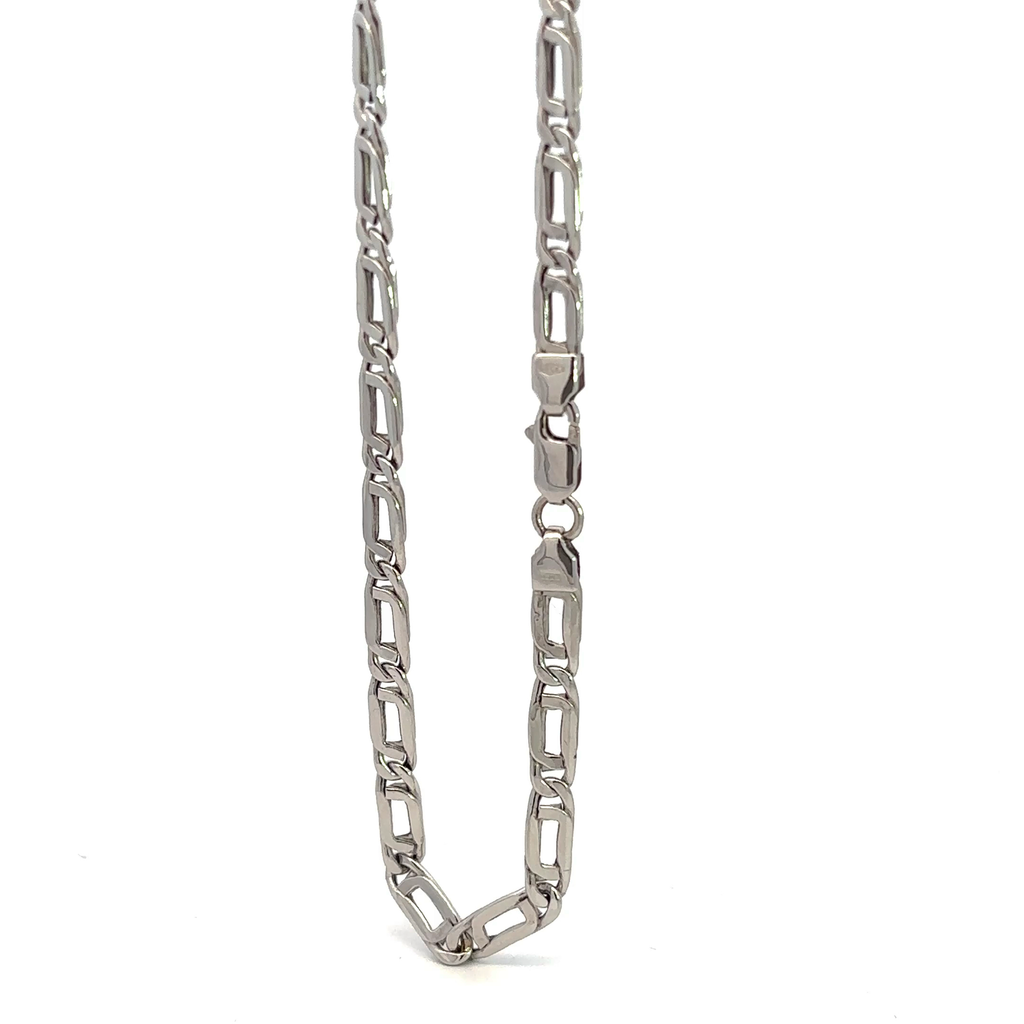 Bracciale a maglie in oro bianco (1431)