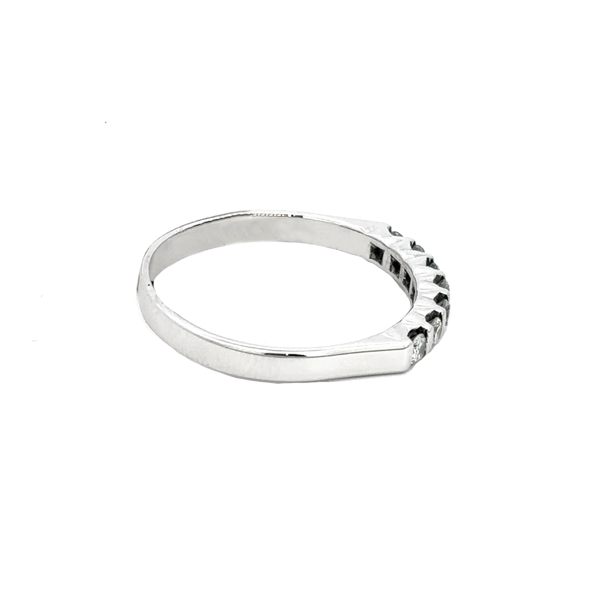 Anello veretta oro bianco (1384)