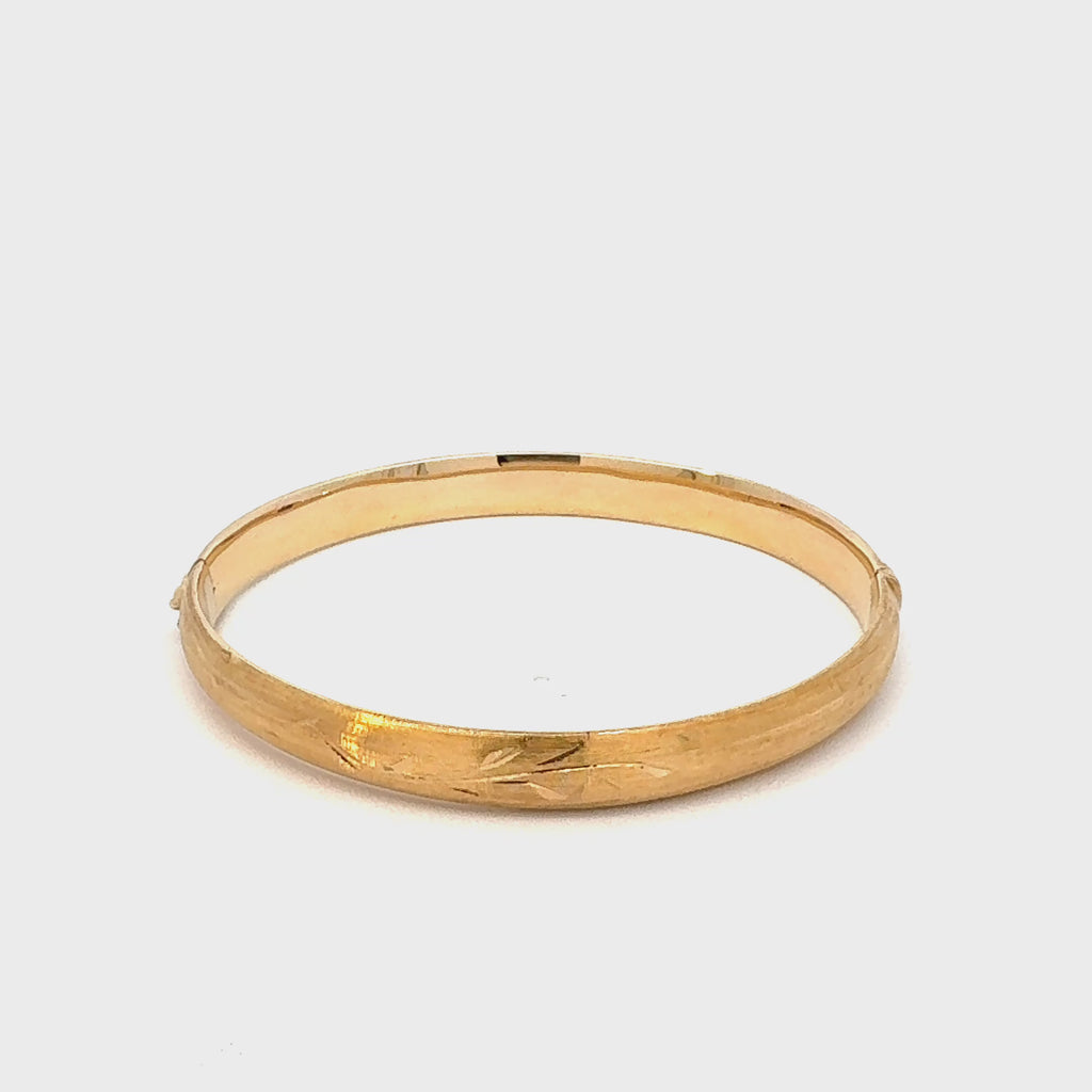 Bracciale rigido in oro giallo  (2128)