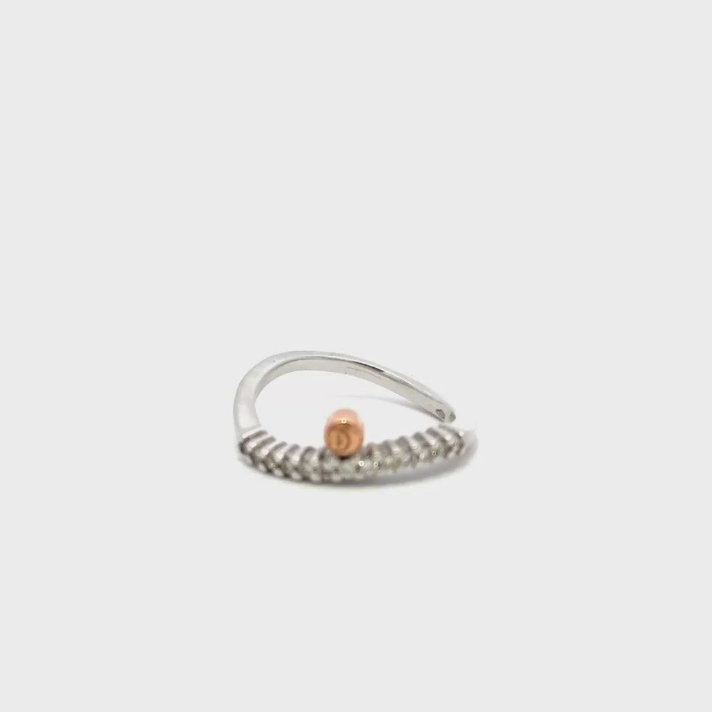 Anello vera Damiani in oro bianco e diamanti (2161)
