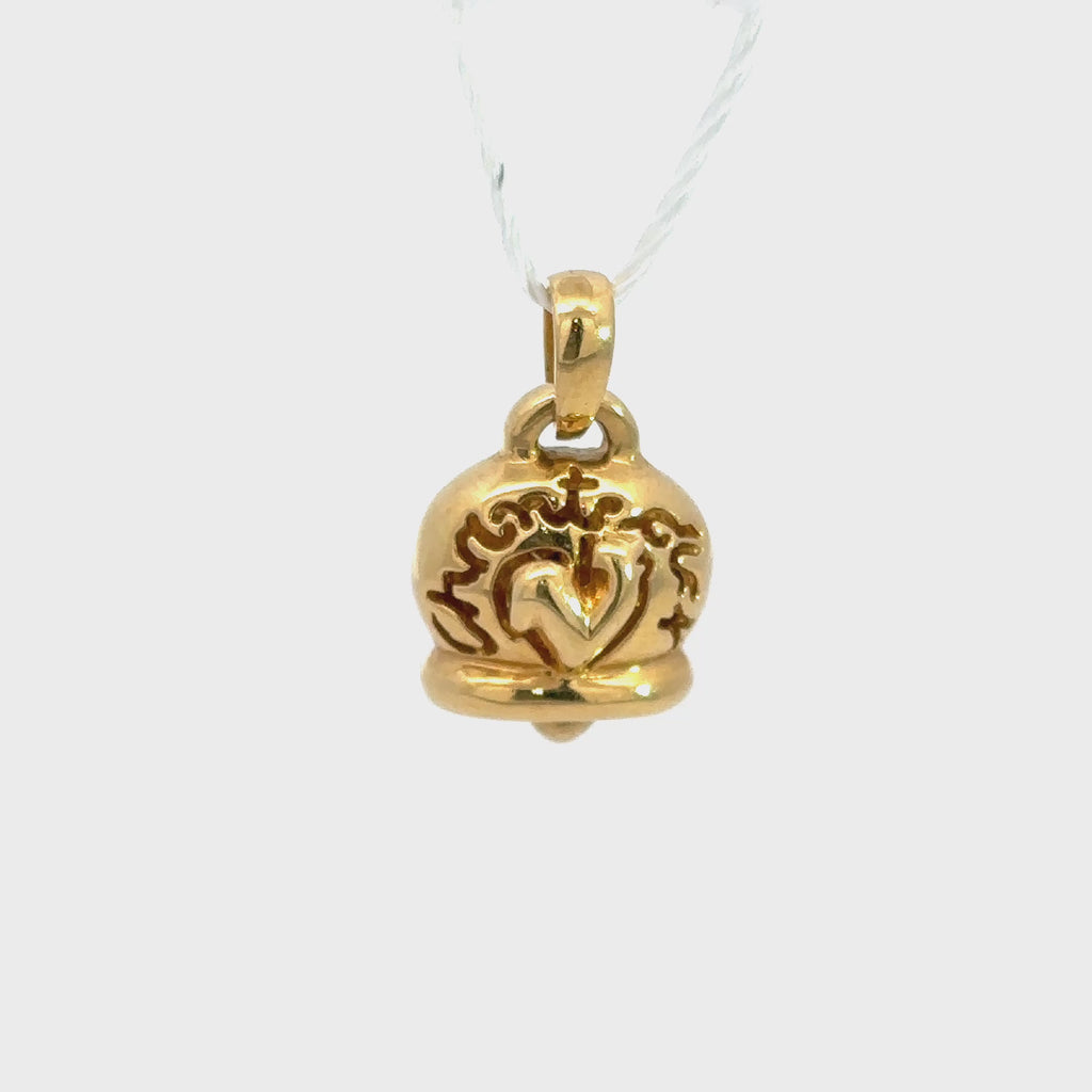 Ciondolo campanelle Chantecler oro giallo (1485)