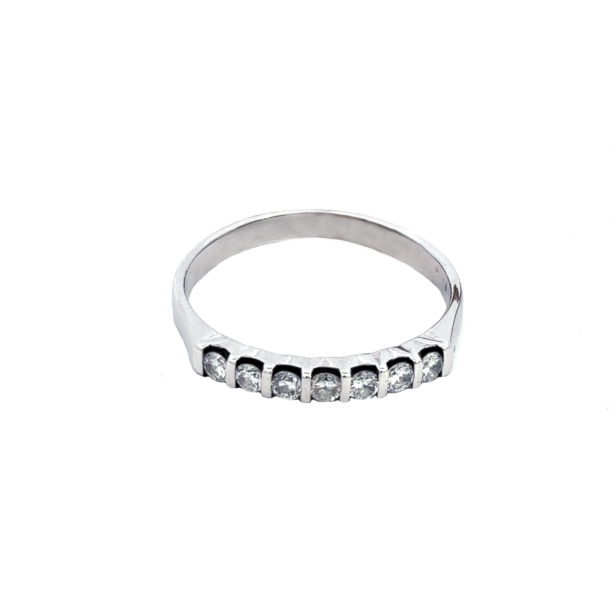 Anello veretta oro bianco (1384)