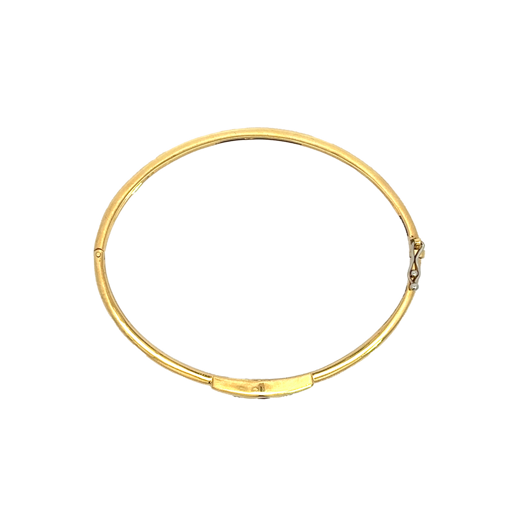 Bracciale rigido in oro giallo e rubini (1580)